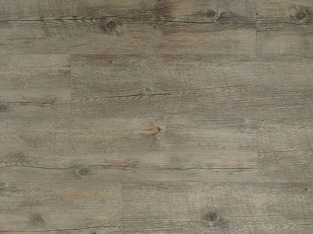 LVT Döşeme Açık Gri Kahverengi Ahşap Tahıl 7.25×48